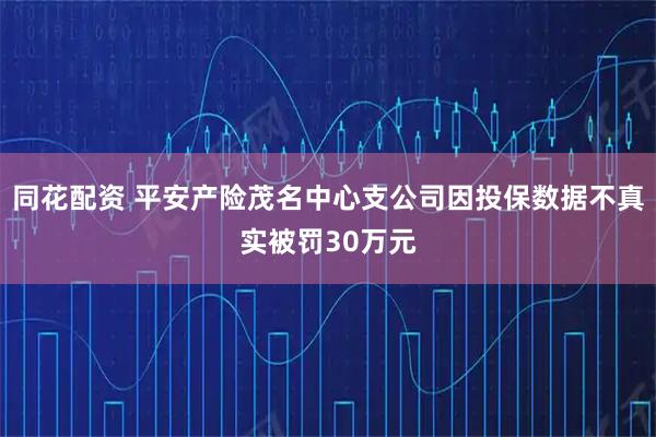 同花配资 平安产险茂名中心支公司因投保数据不真实被罚30万元